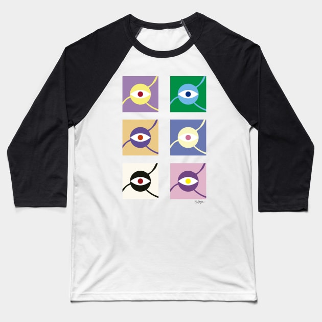 Satori Komeiji - 3rd Eye Baseball T-Shirt by ZeroSagitary